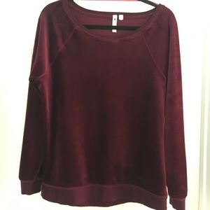 Cable and Gauge Velour Top